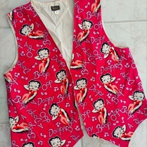 Betty Boop Pink Vest size small